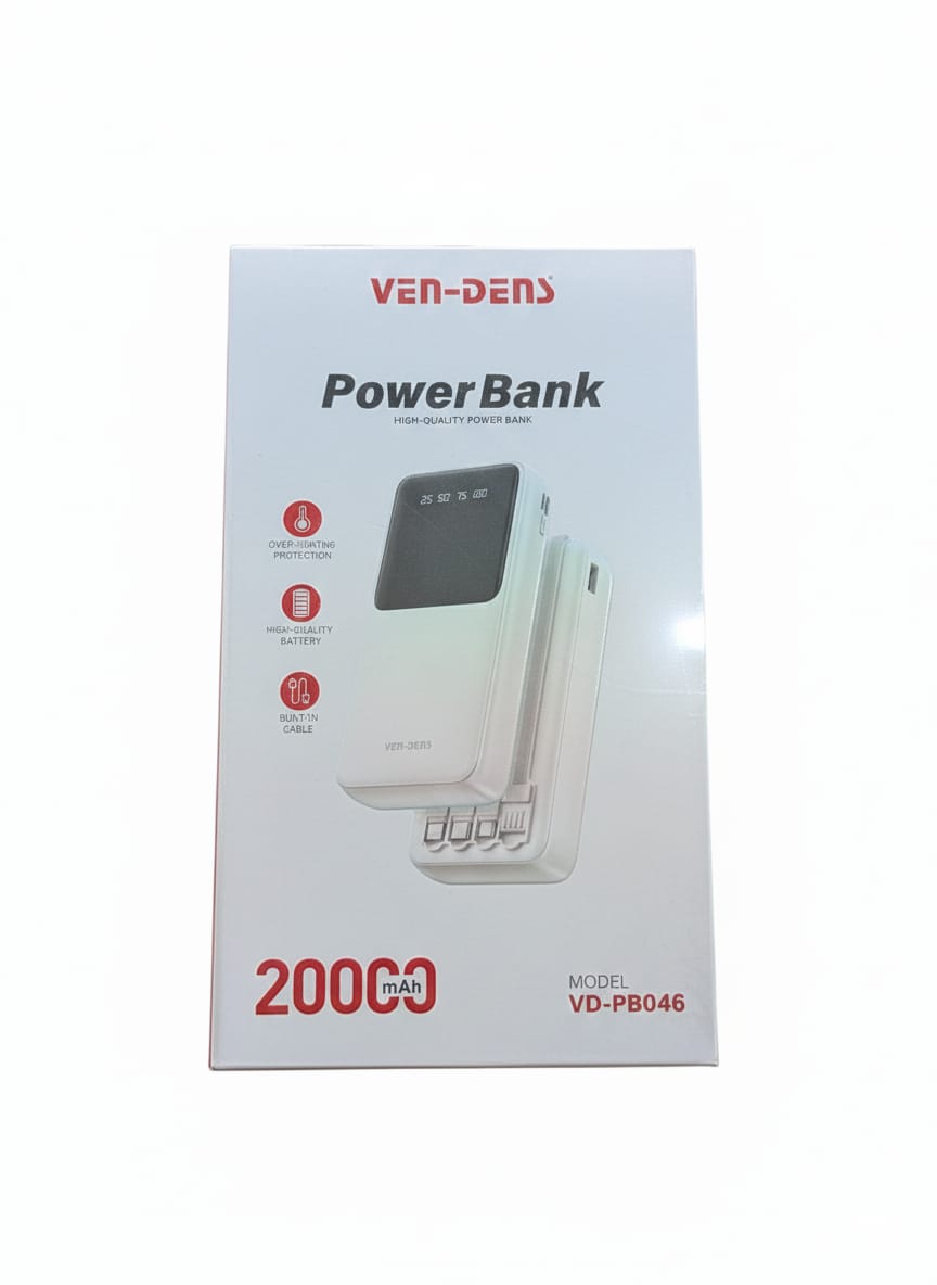 VEN-DENS Power Bank (Model VD-PB046).