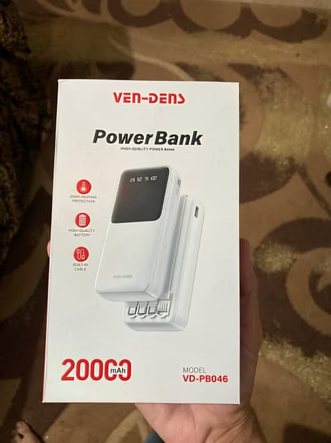 VEN-DENS Power Bank (Model VD-PB046).